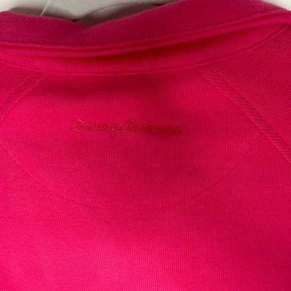 Tommy Bahama Aruba Half-Zip Bright Blush - Picture 5 of 7
